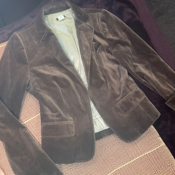 J. Crew Jackets & Blazers - Brown Velvet Blazer JCrew Vintage